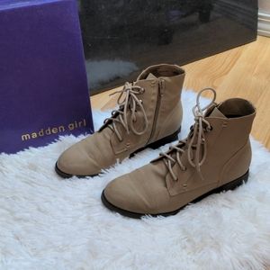 Madden Gir Ruebe Lace Up Combat Ankle Boot